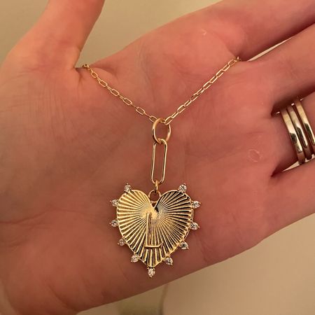 Gold heart initial pendant necklace - currently 30% off and under $50!
.
Gifts for her sister girlfriend teen girl wife gift 

#LTKfindsunder50 #LTKCyberWeek #LTKGiftGuide
