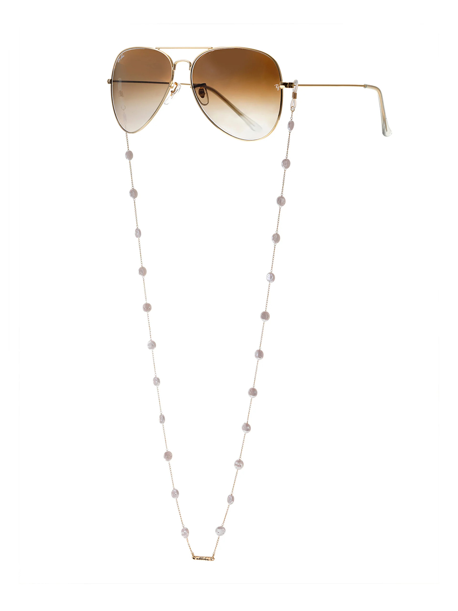 Mermaid Coin Pearls Eyeglass Chain | Ettika