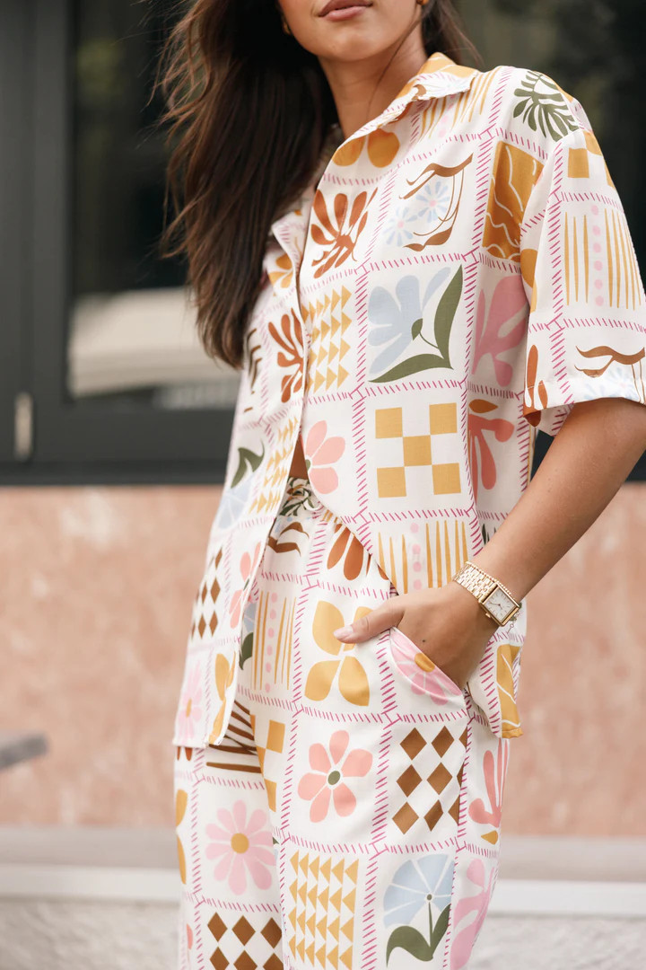 Shay Top - White Multi | Petal & Pup (AU)