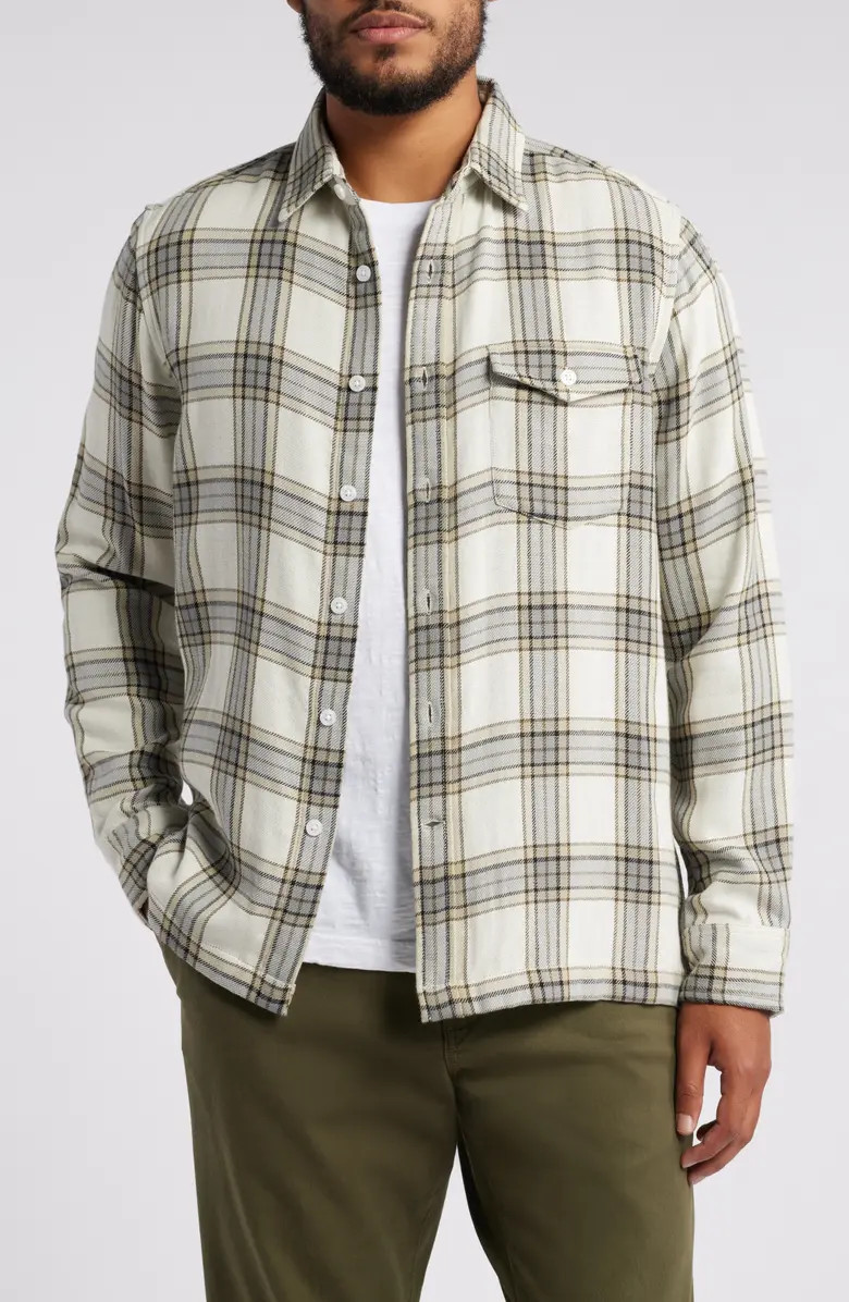 Treasure & Bond Plaid Duofold Button-Up Shirt | Nordstrom | Nordstrom