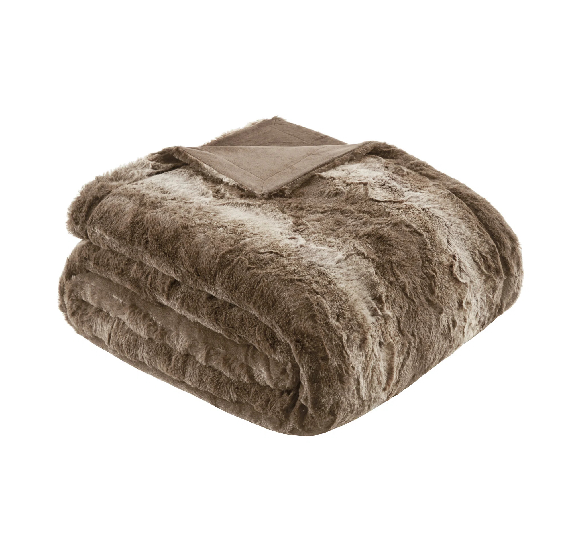 Madison Park Zuri Oversized Faux Fur Ultra-Soft Luxury Throw & Reviews | Wayfair | Wayfair North America