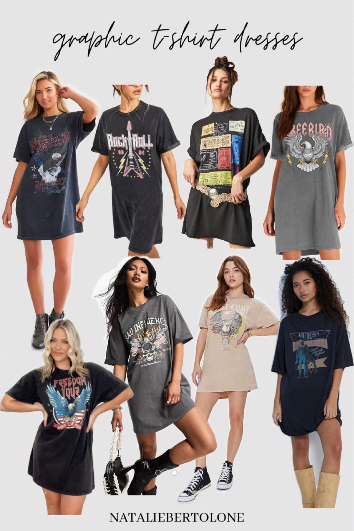 graphic t shirt dresses! ⭐️

#LTKstyletip #LTKFind #LTKunder100