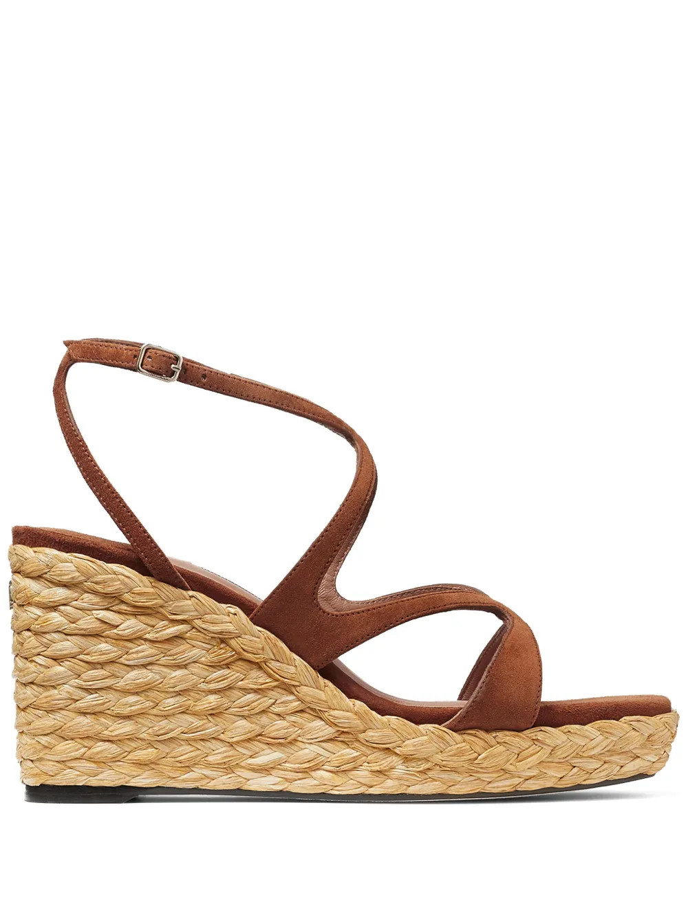 Jimmy Choo Ayla Wedge Heeled Espadrilles  | Brown | FARFETCH | Farfetch Global