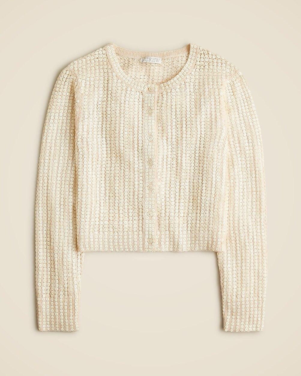 Collection sequin pointelle cardigan sweater | J. Crew US