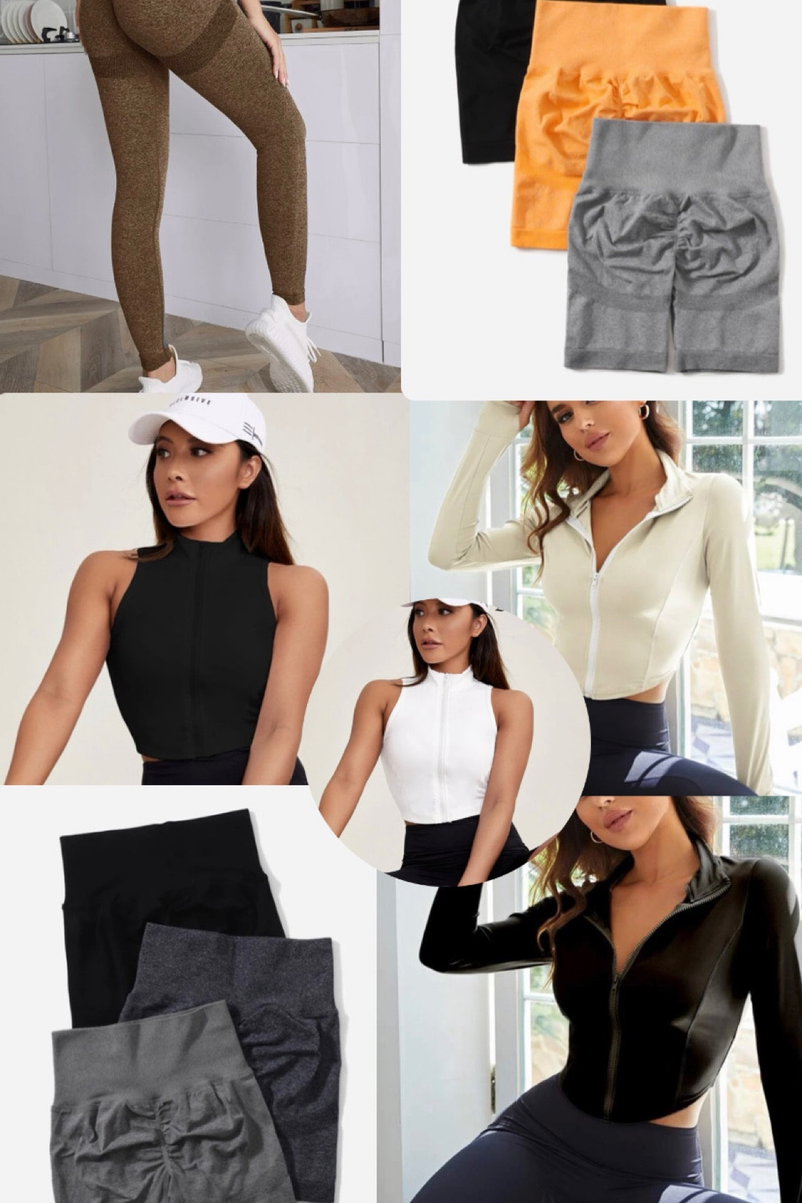 She-in workout faves ( all items are true to size , i wear a medium in all ) 
-affordable 
-durable ( had mine for a year now ) 
-squat proof
-flattering
-the best tummy control

#LTKunder100 #LTKstyletip #LTKfit