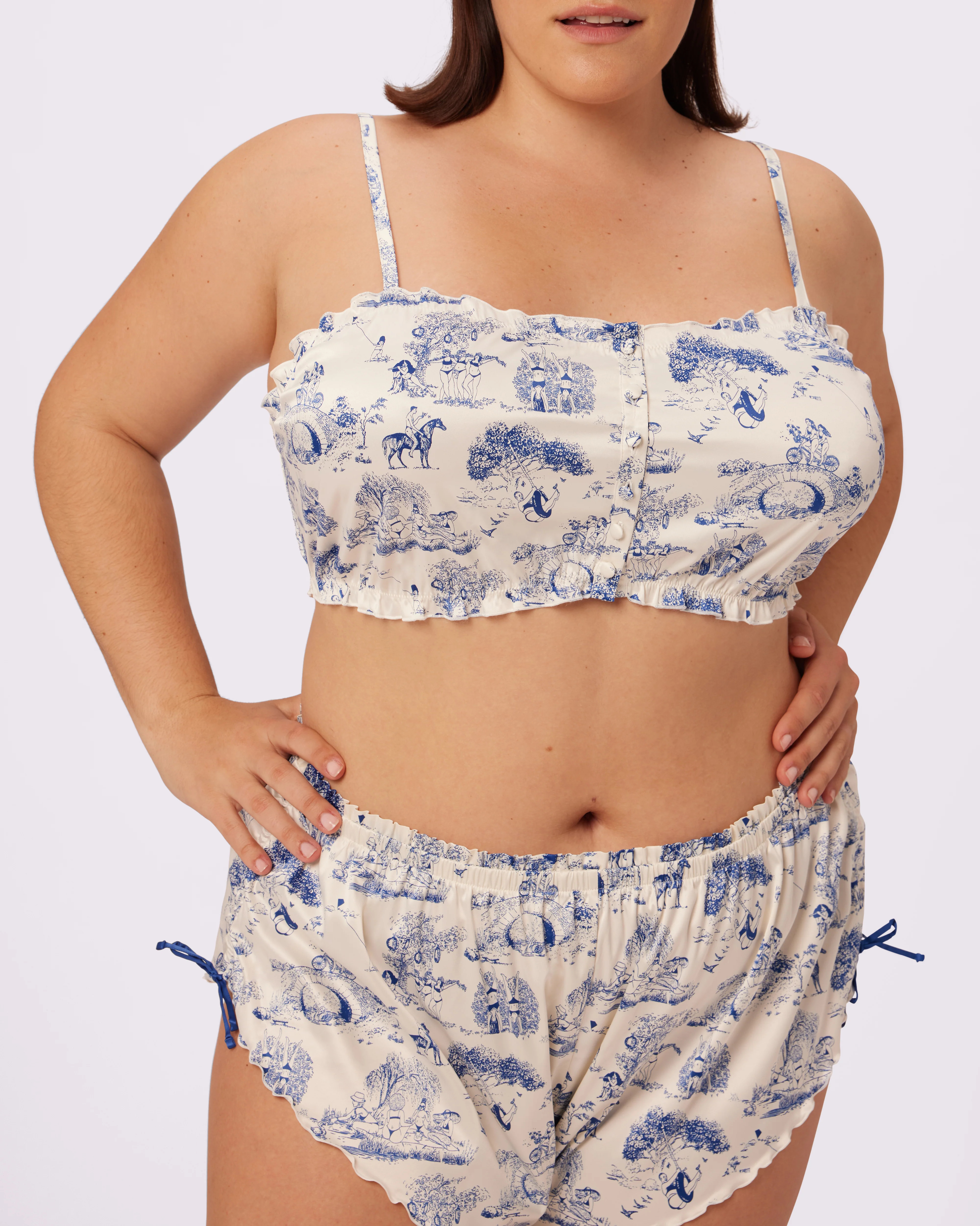 Luxe Button-Up Crop | Parade