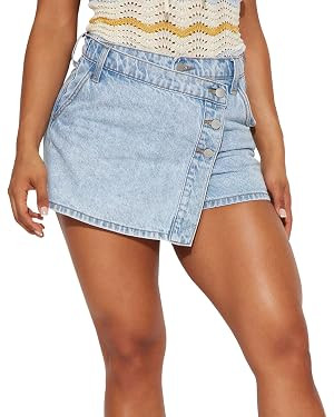 JTNFairy Women Casual High Waisted Denim Shorts Frayed Raw Hem Ripped Jeans Shorts | Amazon (US)