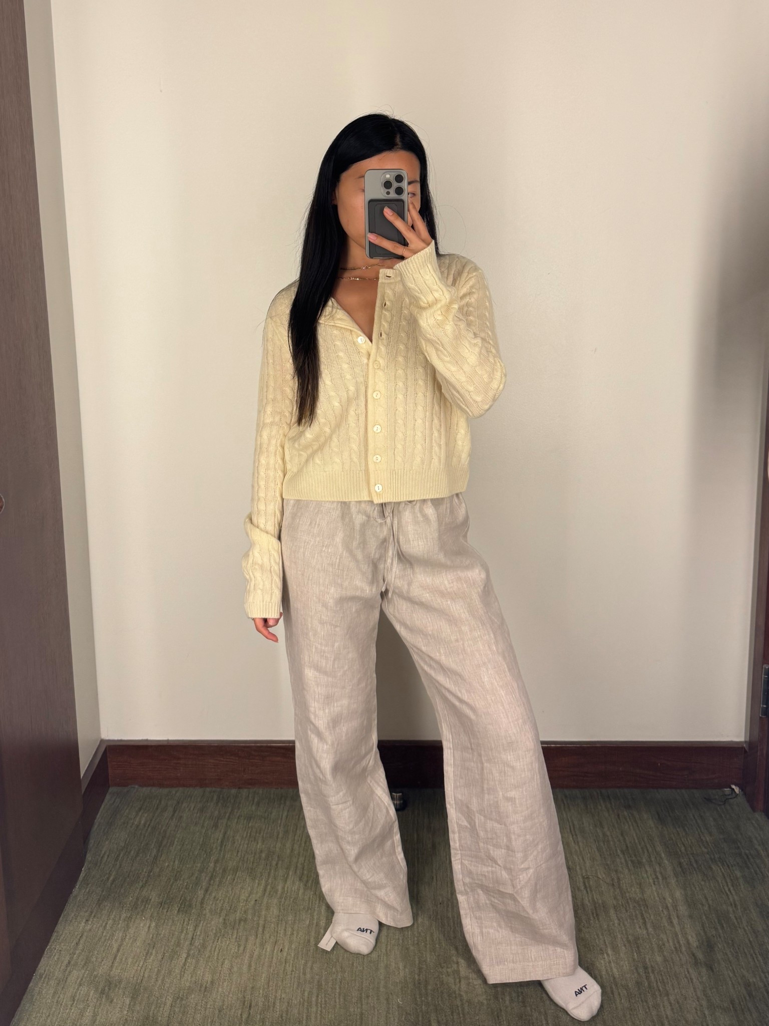 Spring casual cardigan x linen pants effortless look 

#LTKStyleTip #LTKSeasonal #LTKGiftGuide