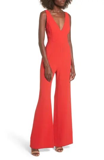 Women's Wayf Curtis Jumpsuit, Size X-Small - Red | Nordstrom