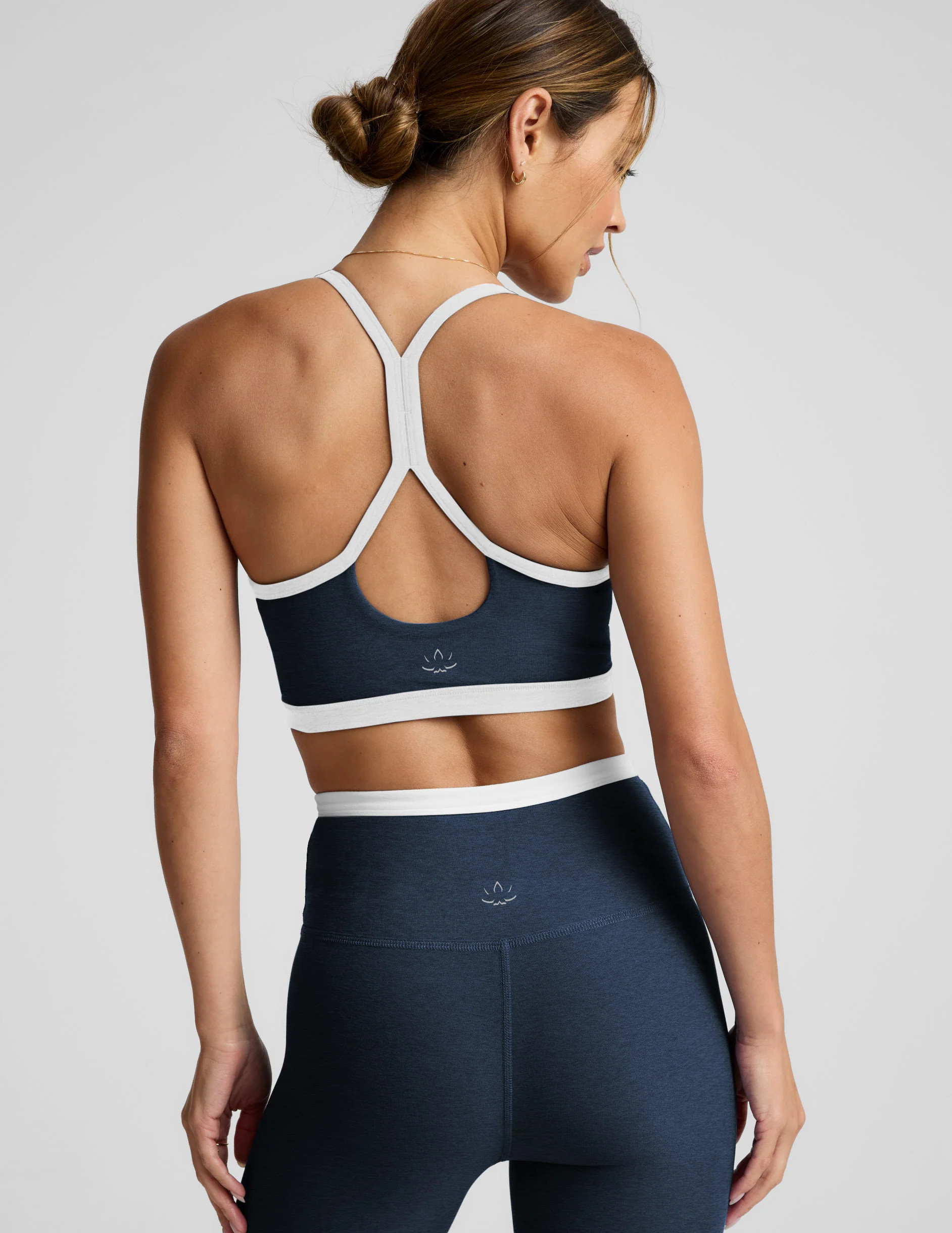 Spacedye Outlines Strappy Bra | Beyond Yoga | Beyond Yoga