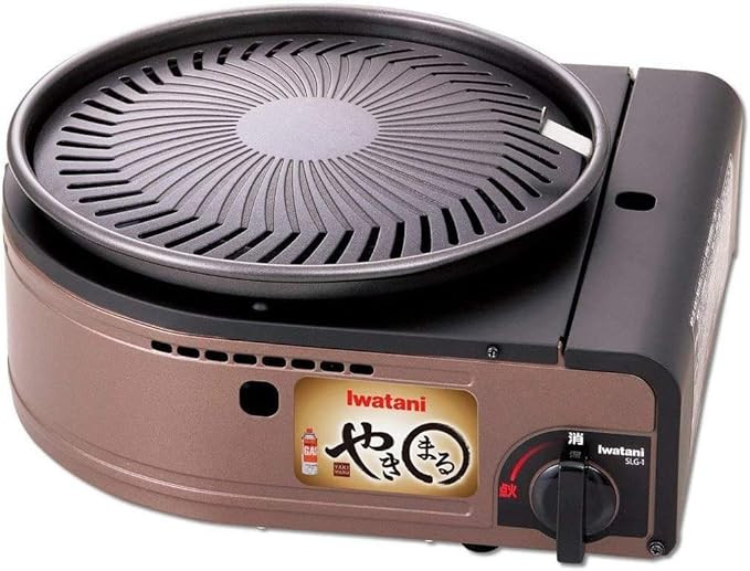 Iwatani Smokeless YAKINUKU, Korean BBQ Grill YAKIMARU CB-SLG-1 W/Spare Grill Plate | Amazon (US)