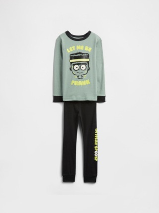babyGap 100% Organic Cotton Frankenstein PJ Set | Gap Factory