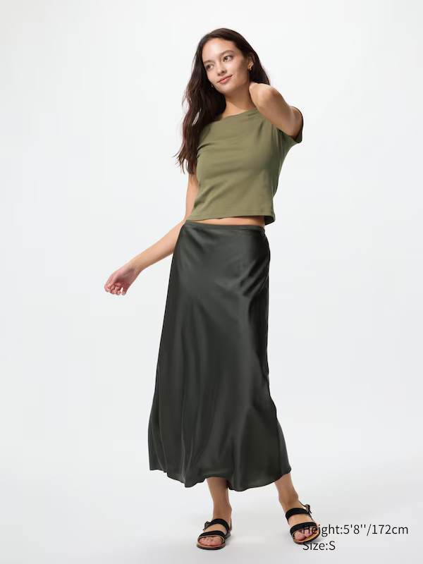 Satin Skirt | Uniqlo Australia