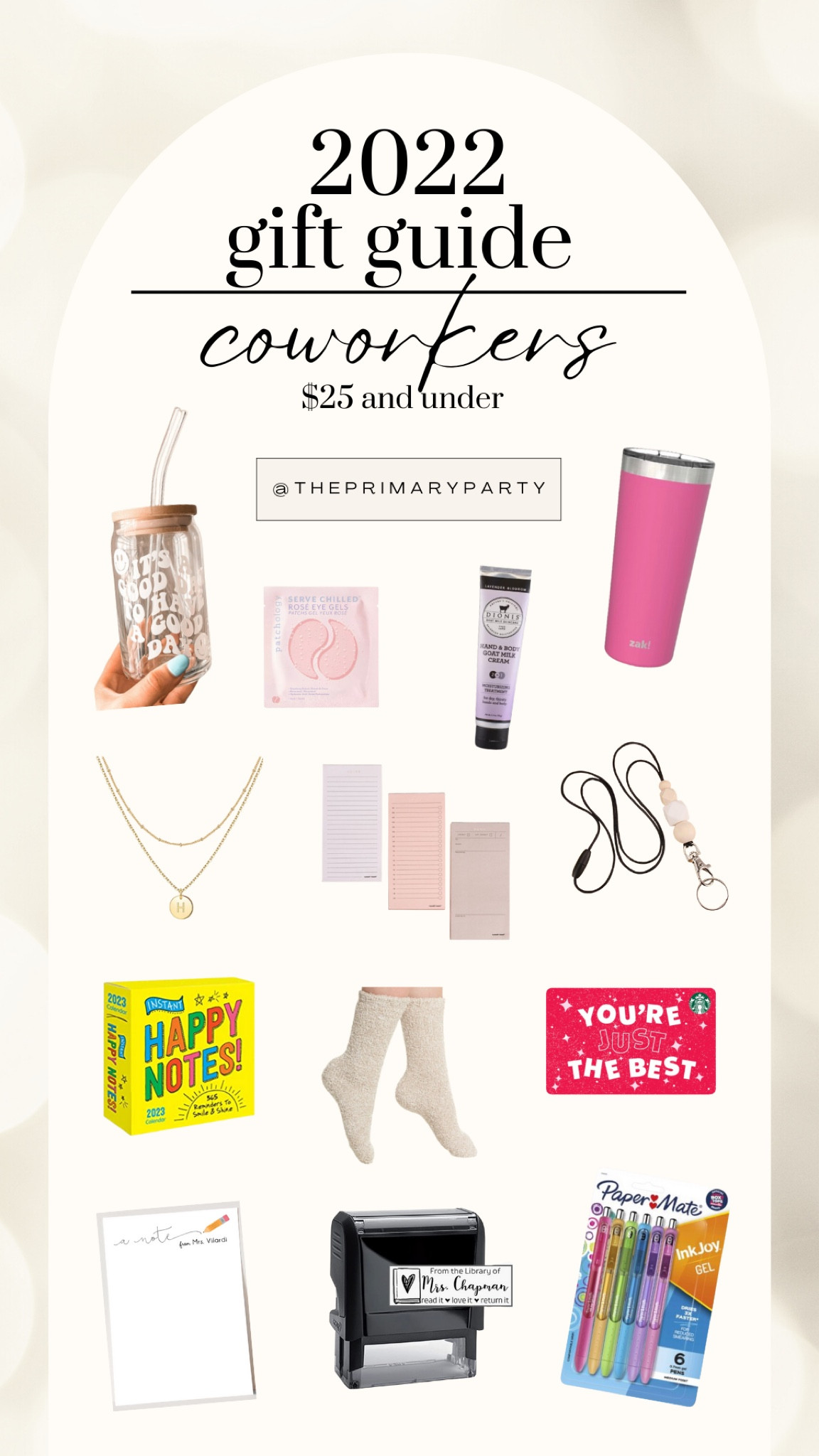 Gift guide for teachers or coworkers under $25! 

#LTKunder50 #LTKGiftGuide #LTKHoliday