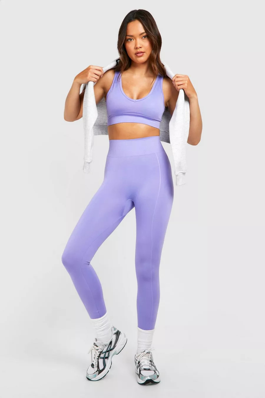 Supersoft Premium Seamless Seam Detail Legging | Boohoo.com (NL)