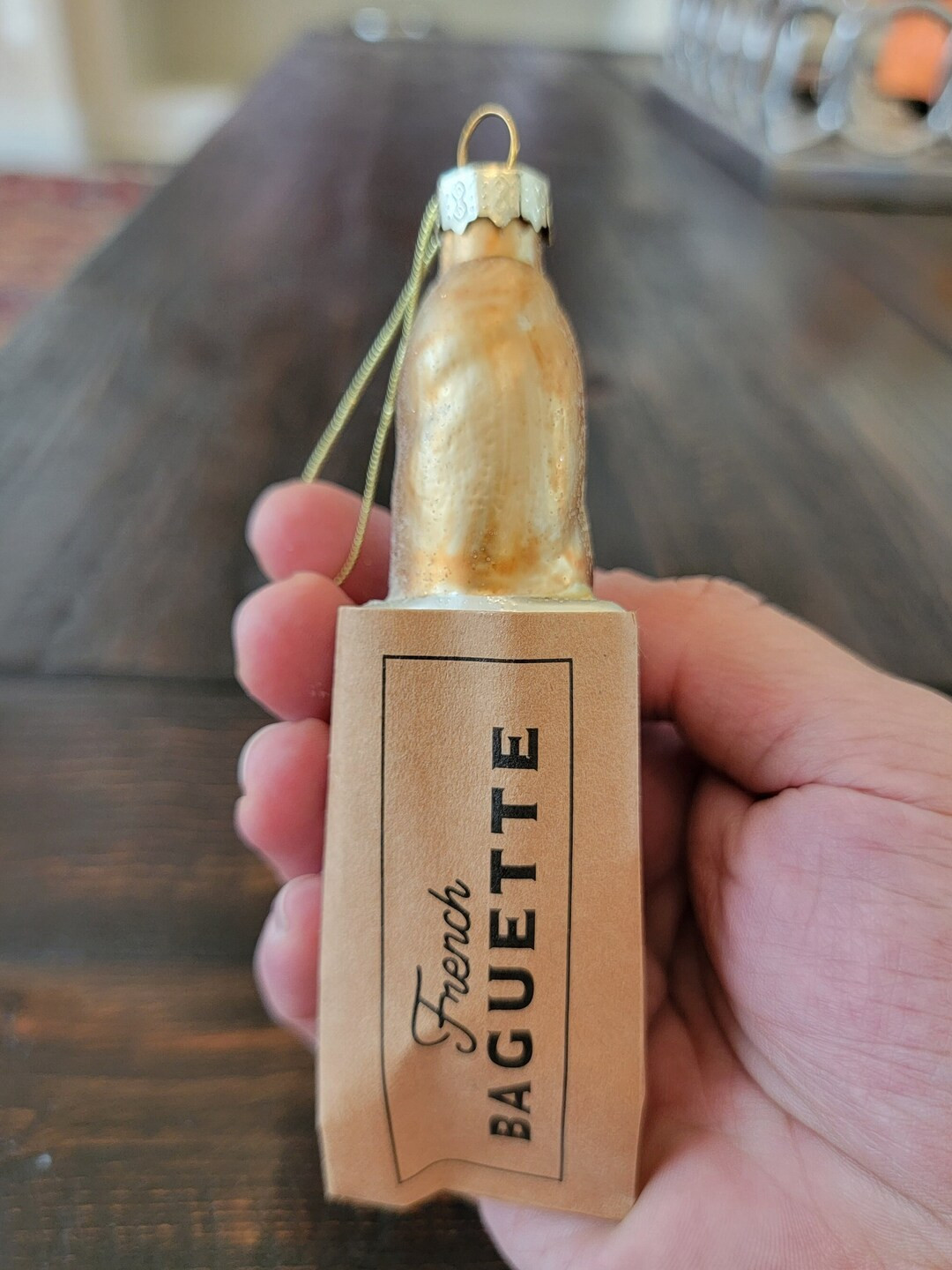 French Baguette Bread Christmas Food Ornament - Etsy | Etsy (US)