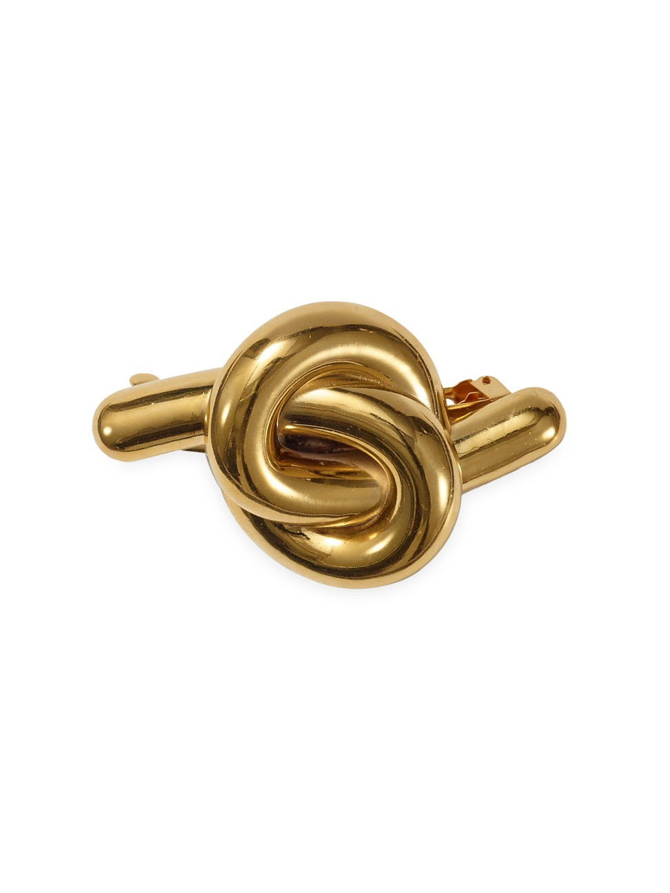 Women's Glossy Top Knot Barrette - Gold - Gold | Saks Fifth Avenue