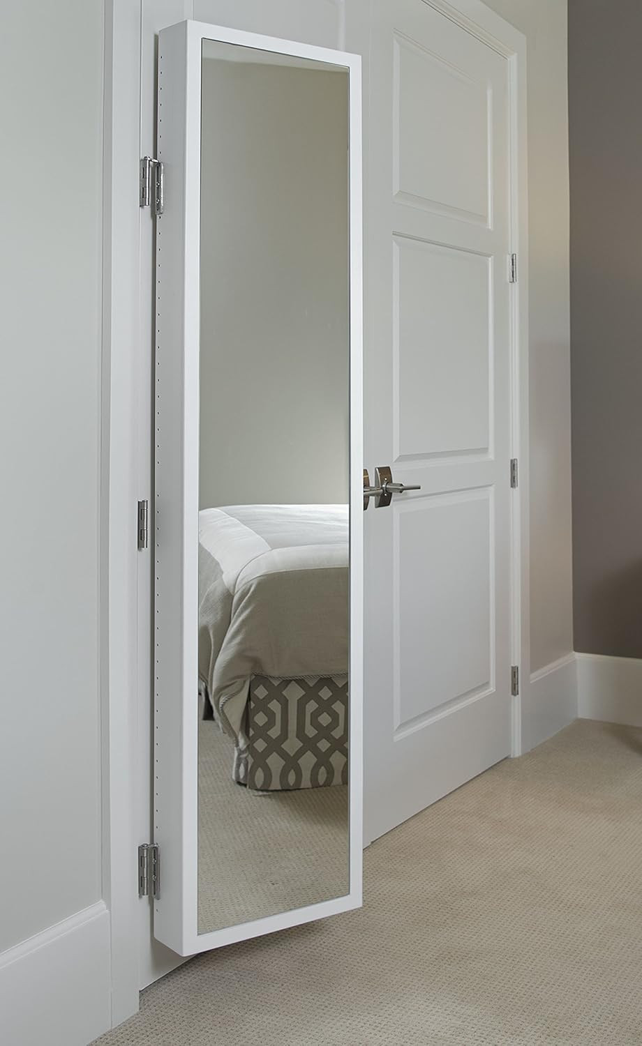Cabidor Deluxe | Mirrored | Behind The Door | Adjustable | Medicine, Bathroom, & Kitchen Storage ... | Amazon (US)