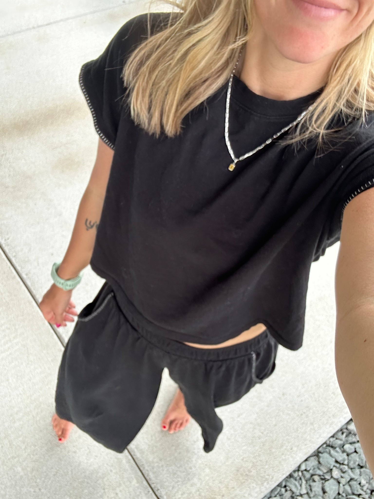 Small pants & small top 

#LTKootd #LTKSaleAlert #LTKmomlife