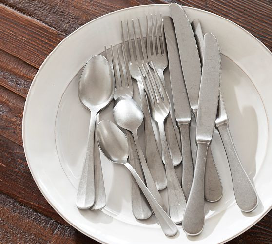 Vintage Tumbled Italian Flatware | Pottery Barn (US)