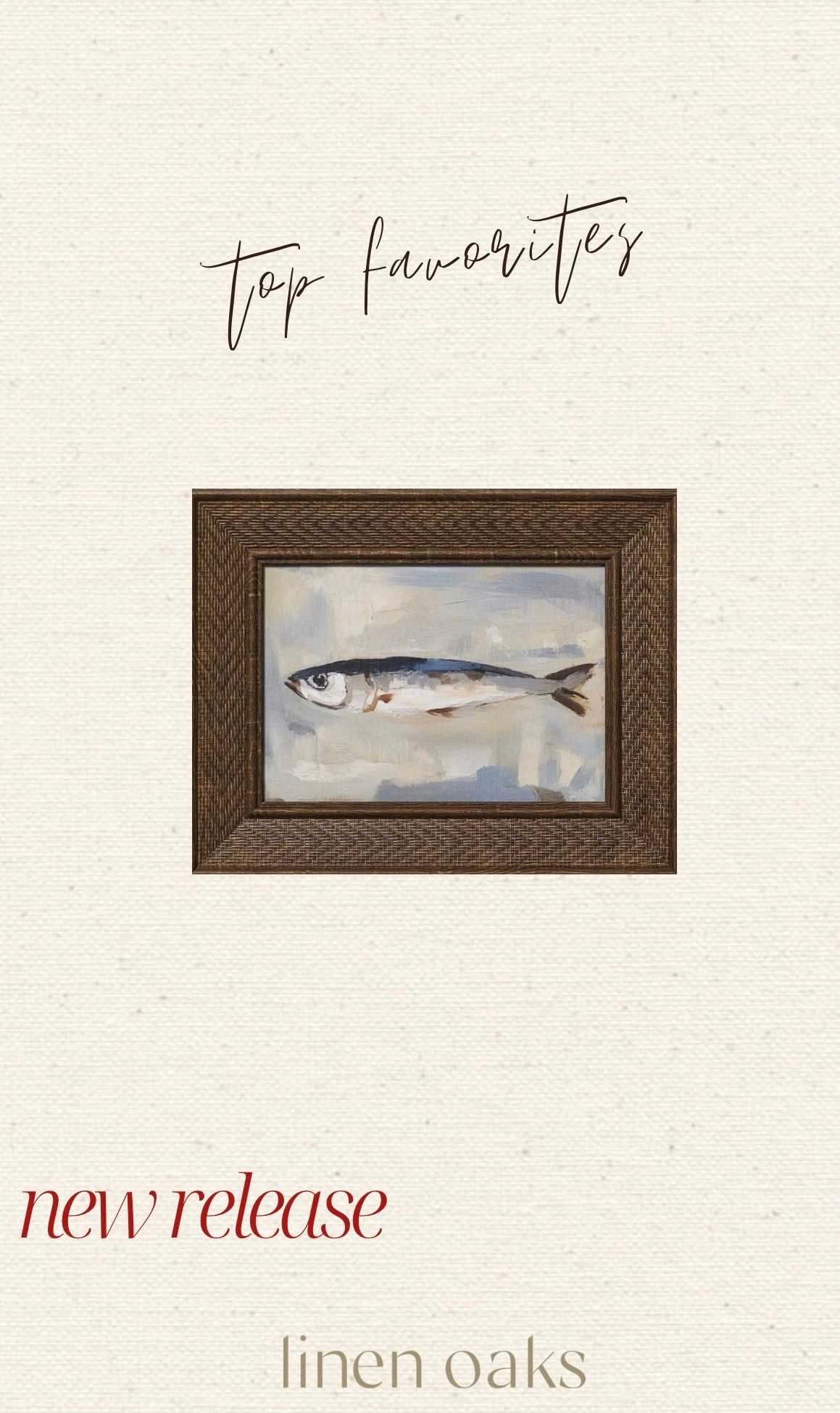 The cutest fish print!!!

Target home decor
Target spring
Studio McGee

#LTKSeasonal #LTKGiftGuide #LTKHome