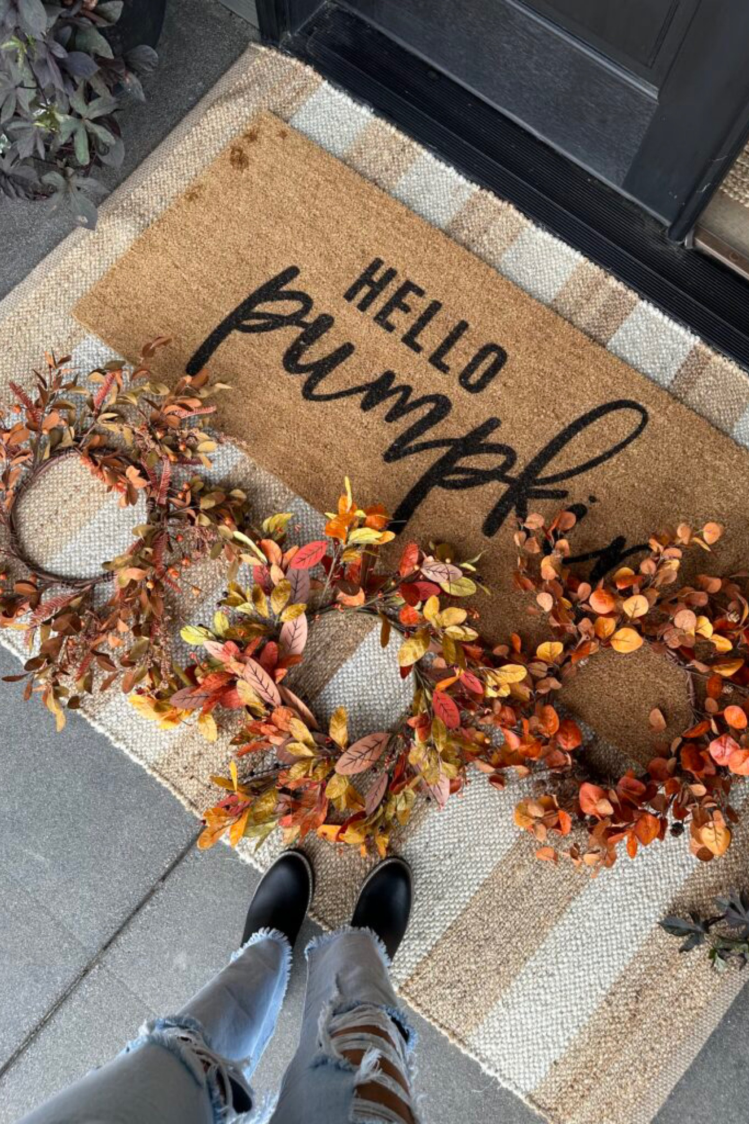 Last year's fall wreath selection! I'm so excited for this years design!

Home  home decor  fall home decor  fall front porch  fall wreath  fall decor  hello pumpkin  welcome mat  ourpnwhome  

#LTKfindsunder100 #LTKhome #LTKSeasonal