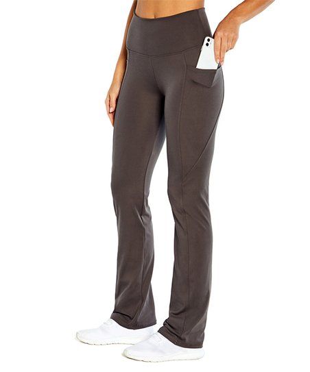 Marika Magnet Zen Pocket High-Waist Bootcut Yoga Pants - Women | Zulily