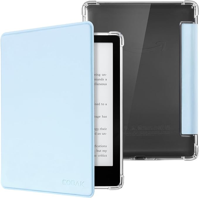 CoBak Case for Kindle Paperwhite - New PU Leather Cover and Clear Soft Silicone Back Cover with A... | Amazon (US)