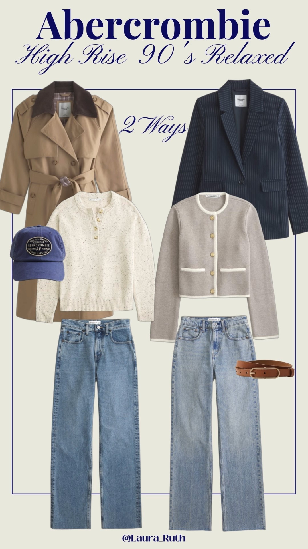 Loving how versatile these Abercrombie high rise 90s relaxed jeans are the perfect straight leg, easy fit, and such flattering washes. 
@abercrombie 

#LTKXAbercrombieDenim #LTKuk #LTKjeans