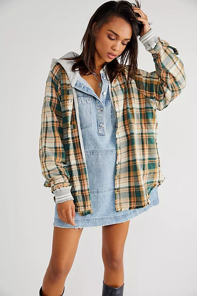 We The Free Summer Daydream Plaid Buttondown | Free People (Global - UK&FR Excluded)