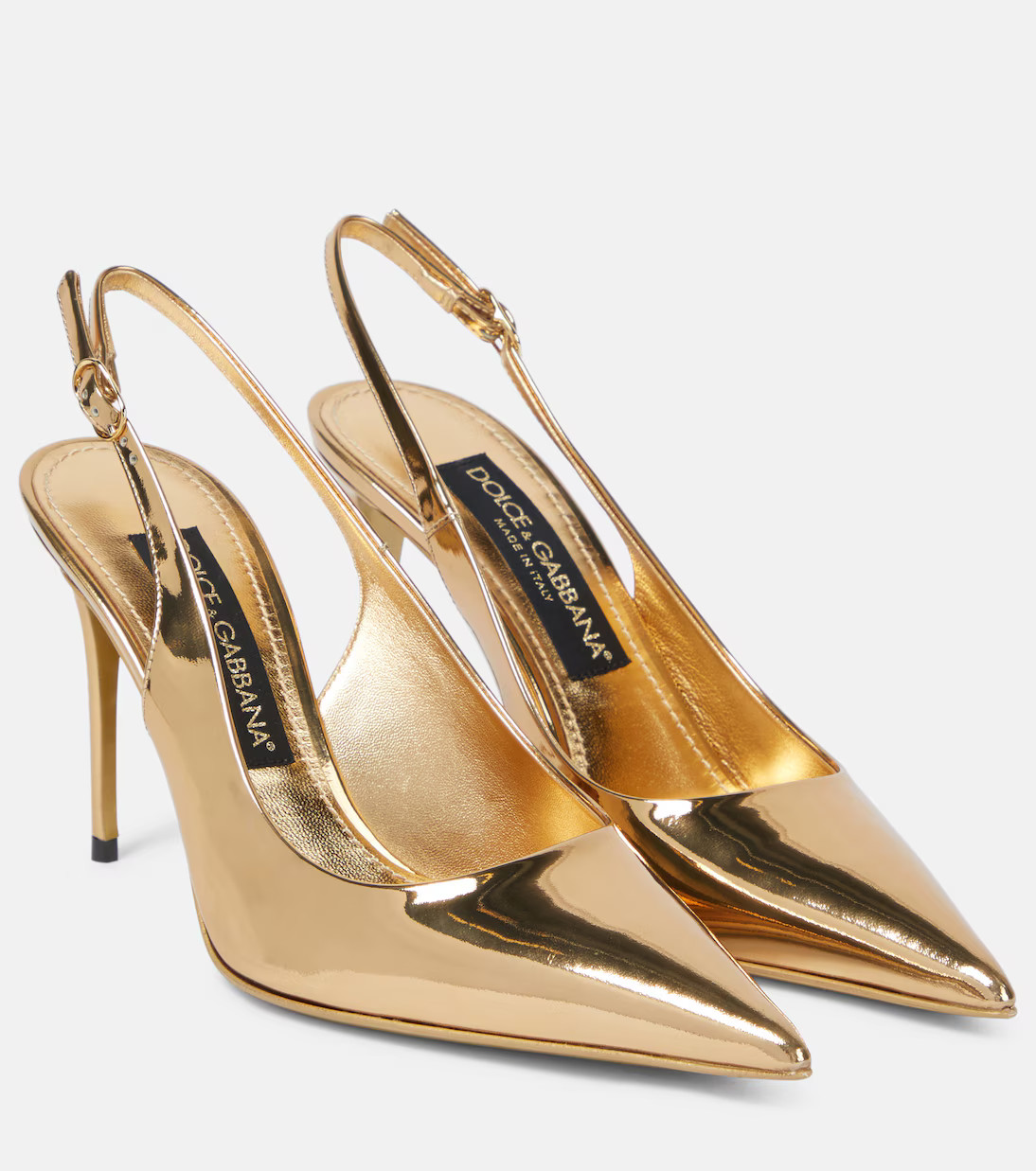 X Kim Slingback-Pumps Lollo aus Metallic-Leder | Mytheresa (DACH)