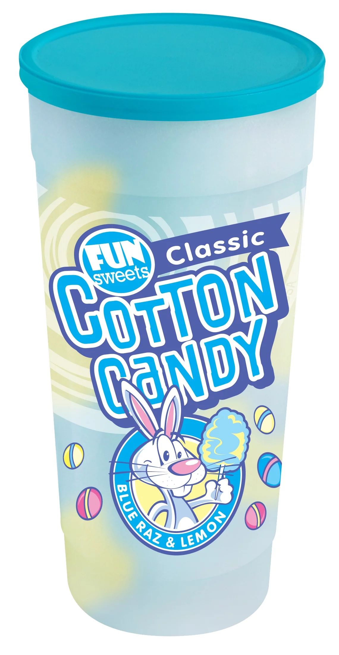 Fun Sweets Brand 4oz Blue Bunny Cotton Candy. Gluten Free and Peanut Free. - Walmart.com | Walmart (US)