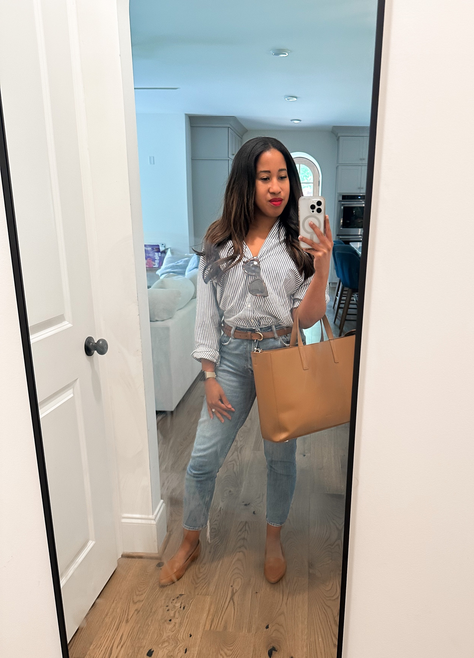 Shirt XS, Pants are TTS but now that I’ve lost weight, I need to go down. Shoes are TTS

#LTKunder50 #LTKsalealert #LTKworkwear