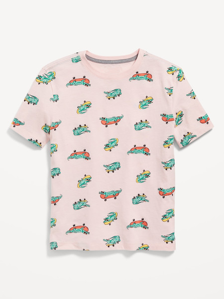 Softest Printed Crew-Neck T-Shirt for Boys | Old Navy (US)