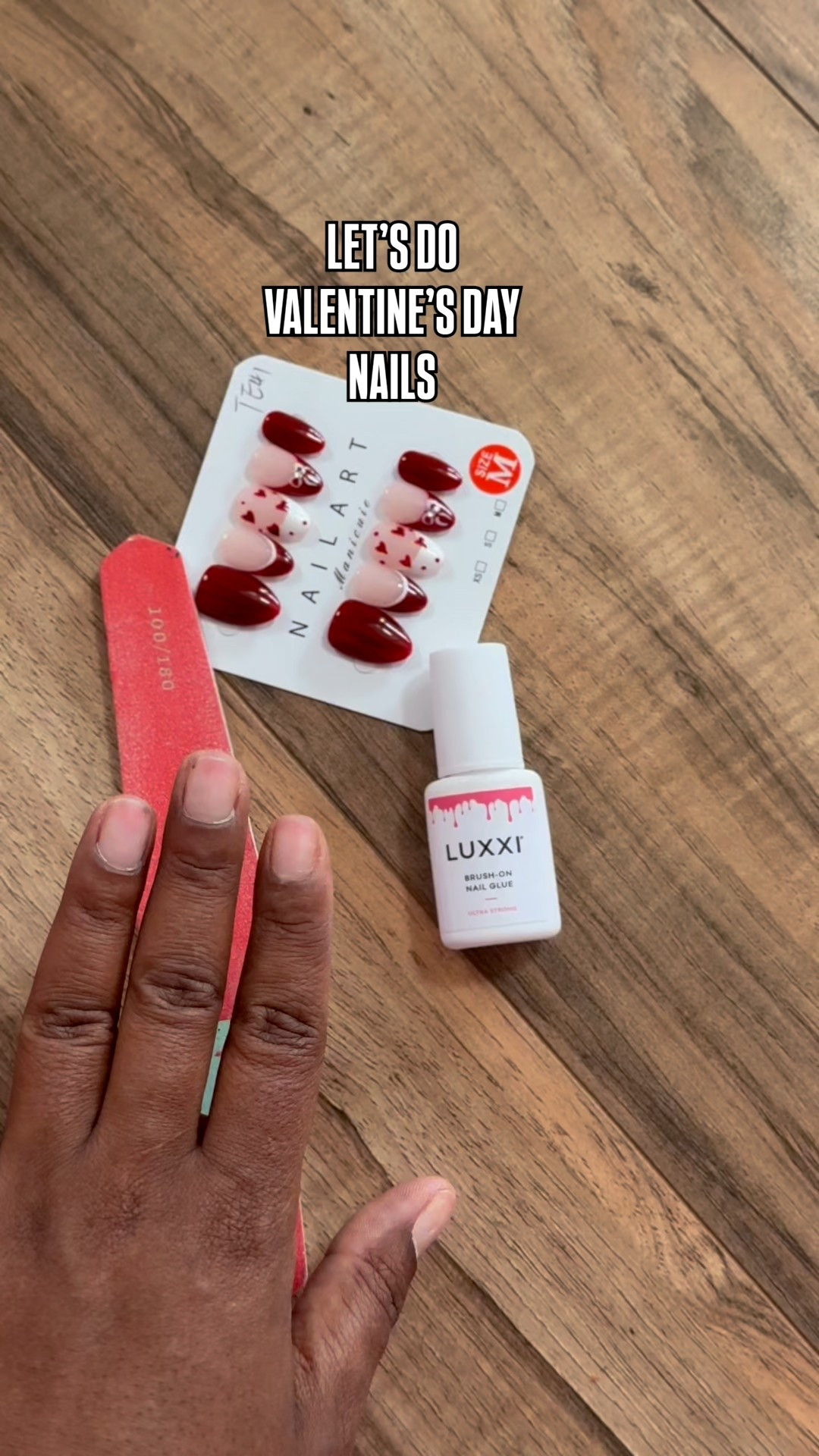 It’s officially Valentine’s Day nail time and I’m kicking off February with my first set of Valentine’s Day nails!!!

These cuties are from SHEIN, and let me put you on, I’m using my new FAVORITE Luxxi Nail Glue, and when I say it keeps my press-on nails INTACT for more than TWO WEEKS, I mean that very seriously. No lifting, no popping off, no stress.

This combo has completely changed my at-home nail game, and I love being able to switch styles while still having salon-level hold.

Of course, EVERYTHING is linked so you can shop the nails and the glue and get the same results at home.

#ValentinesDayNails #PressOnNails #SheinNails #LuxxiNailGlue #DIYNails #AtHomeNails #NailsOfTheWeek #LTKFinds #ValentinesDaySeason #CuteNails #SelfCareMoments 

#LTKValentine #LTKBeauty #LTKWorkwear