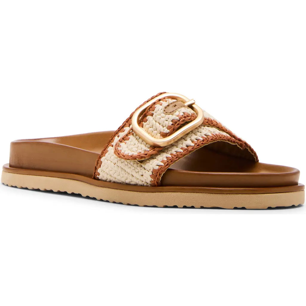 Steve Madden Memphis Slide Sandal in Cognac Multi at Nordstrom Rack, Size 10 | Nordstrom Rack