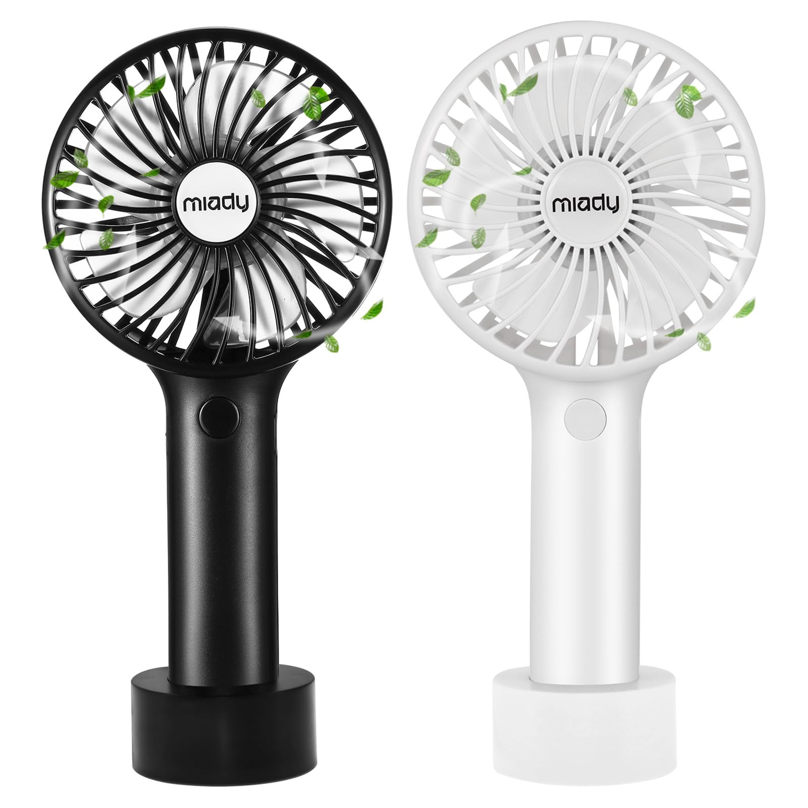 2-Pack Upgraded 5000mAh Portable Handheld Fan 3 Speed Mini USB Strong Wind 7-20 Hours Runtime Per... | Amazon (US)