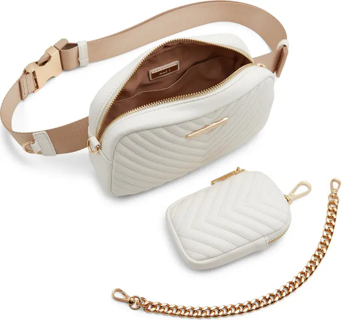 ALDO Zinka Quilted Faux Leather Belt Bag | Nordstrom | Nordstrom