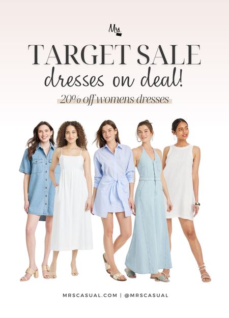 Target sale 👏🏻 20% off women’s dresses / 20% off women’s shoes / 30% off swimsuits

#LTKSeasonal #LTKFindsUnder50 #LTKSaleAlert