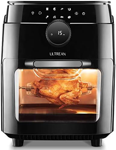 Ultrean Air Fryer, 12.5 Quart Air Fryer Oven, Toaster Oven with Rotisserie,Bake,Dehydrator,Auto S... | Amazon (US)