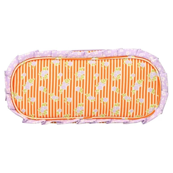 Pen+Gear Floral Ruffle Pencil Pouch, Multicolor | Walmart (US)