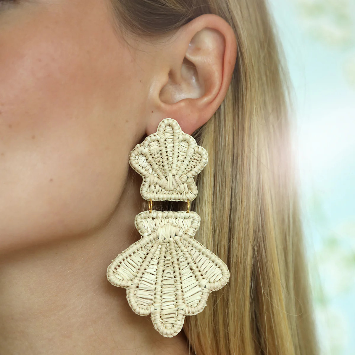 Rattan Mer Earring | ASHA by ADM