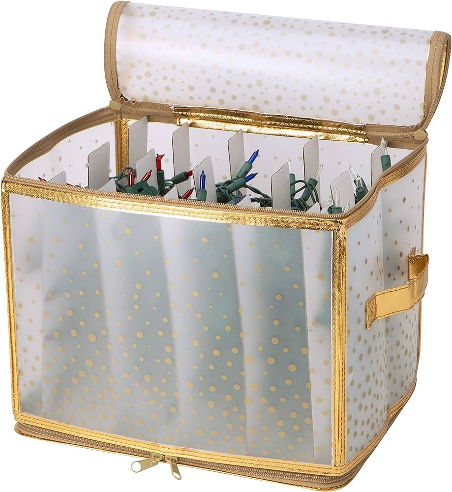 Simplify Holiday Light Organizer Box | Holds 500 Lights | Christmas Storage | Tree String Lights ... | Amazon (US)