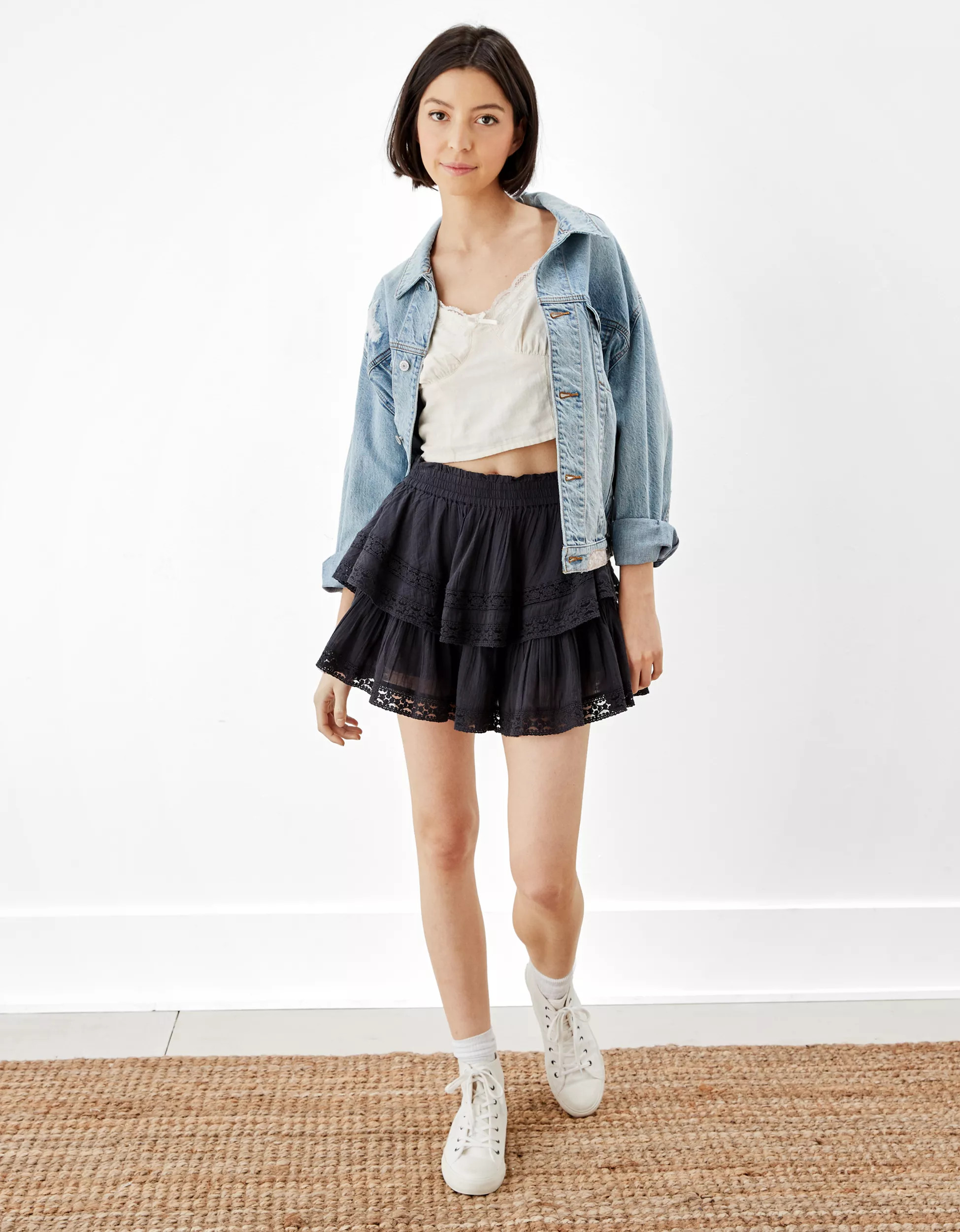 AE On the Court Mini Skort | American Eagle Outfitters (US & CA)