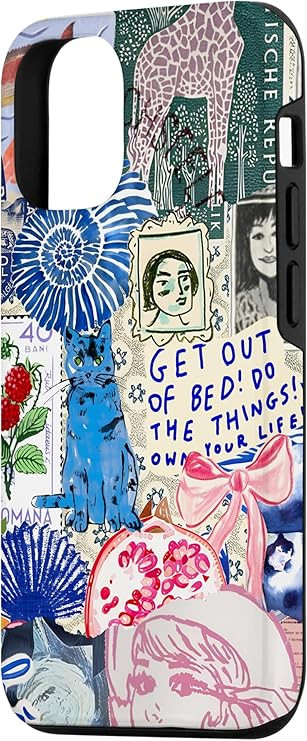 iPhone 15 Eclectic Charm Collage Vintage Retro Floral Mix-up Case | Amazon (US)