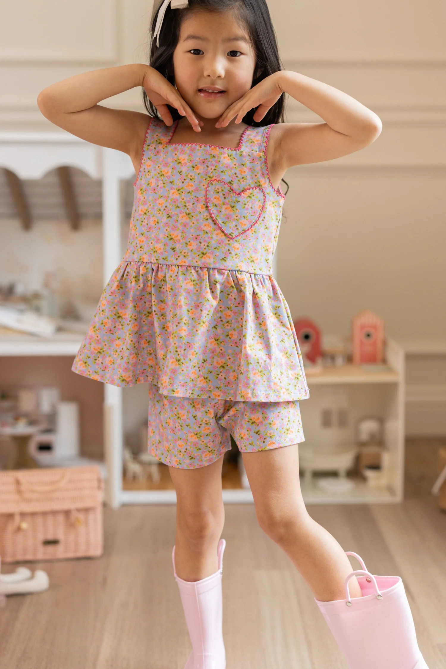 Mini Blair Play Set in Vibrant English Garden | Ivy City Co