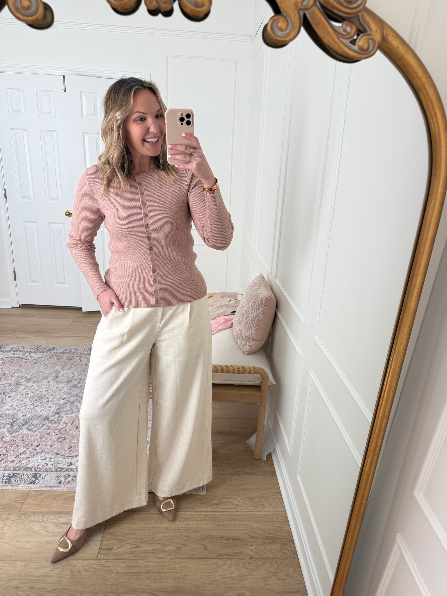 Closet staples for work! Wearing a med top and large pants 

#LTKFindsUnder50 #LTKWorkwear #LTKMidsize