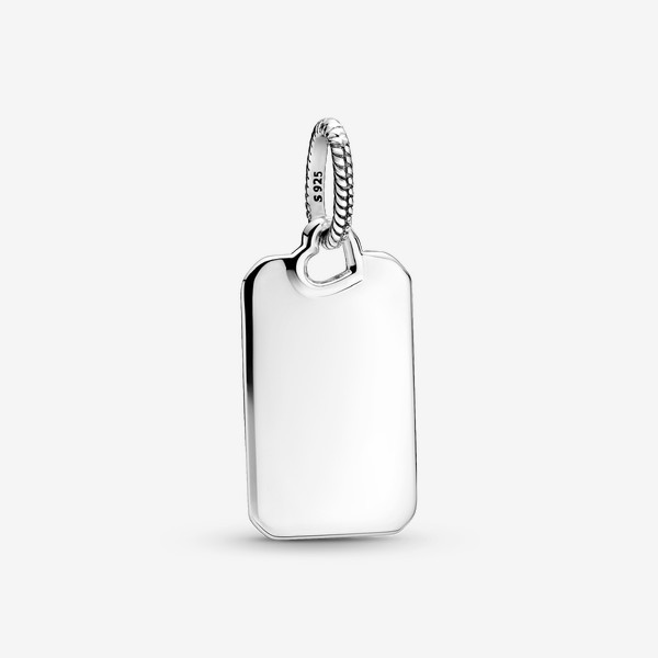 Pandora Engravable Rectangle Tag Pendant | Pandora US
