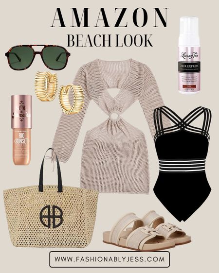 Cute and affordable beach look from Amazon 

#LTKstyletip #LTKfindsunder50 #LTKswim