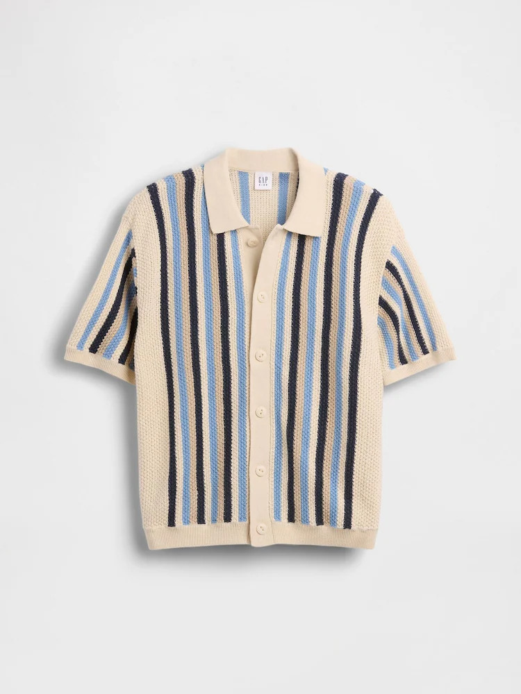 Gap Crochet Stripe Shirt (4-13yrs) | Next EU